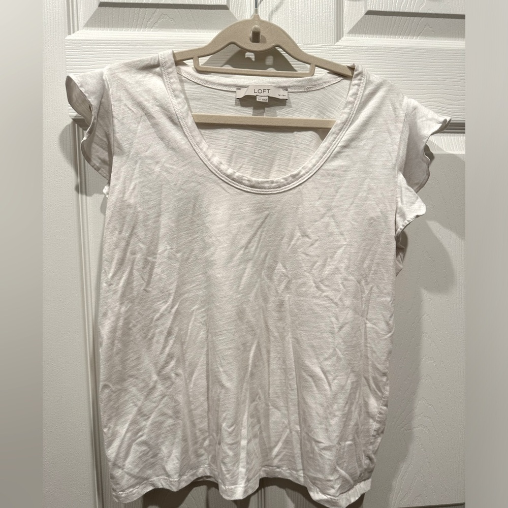 Loft flutter sleeve top - LP